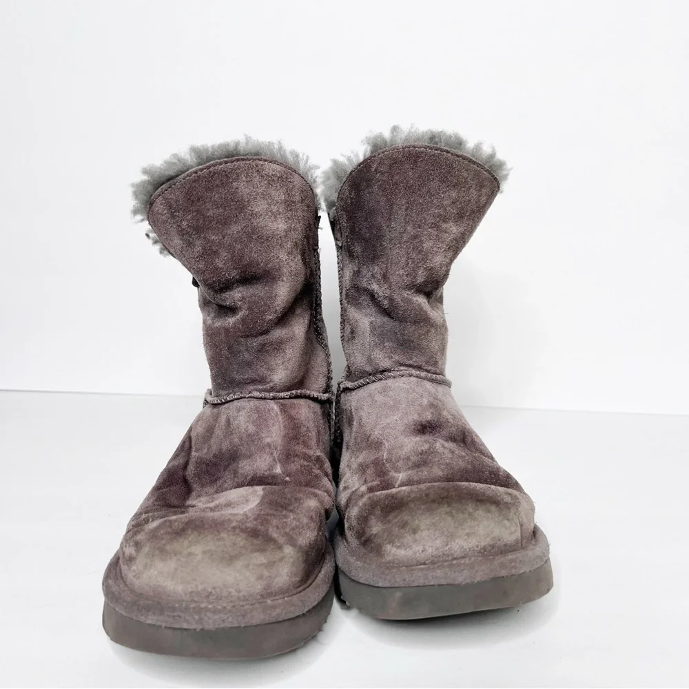 UGG Gray Sherpa Lined Snow Winter Boots Size 5 Women’s